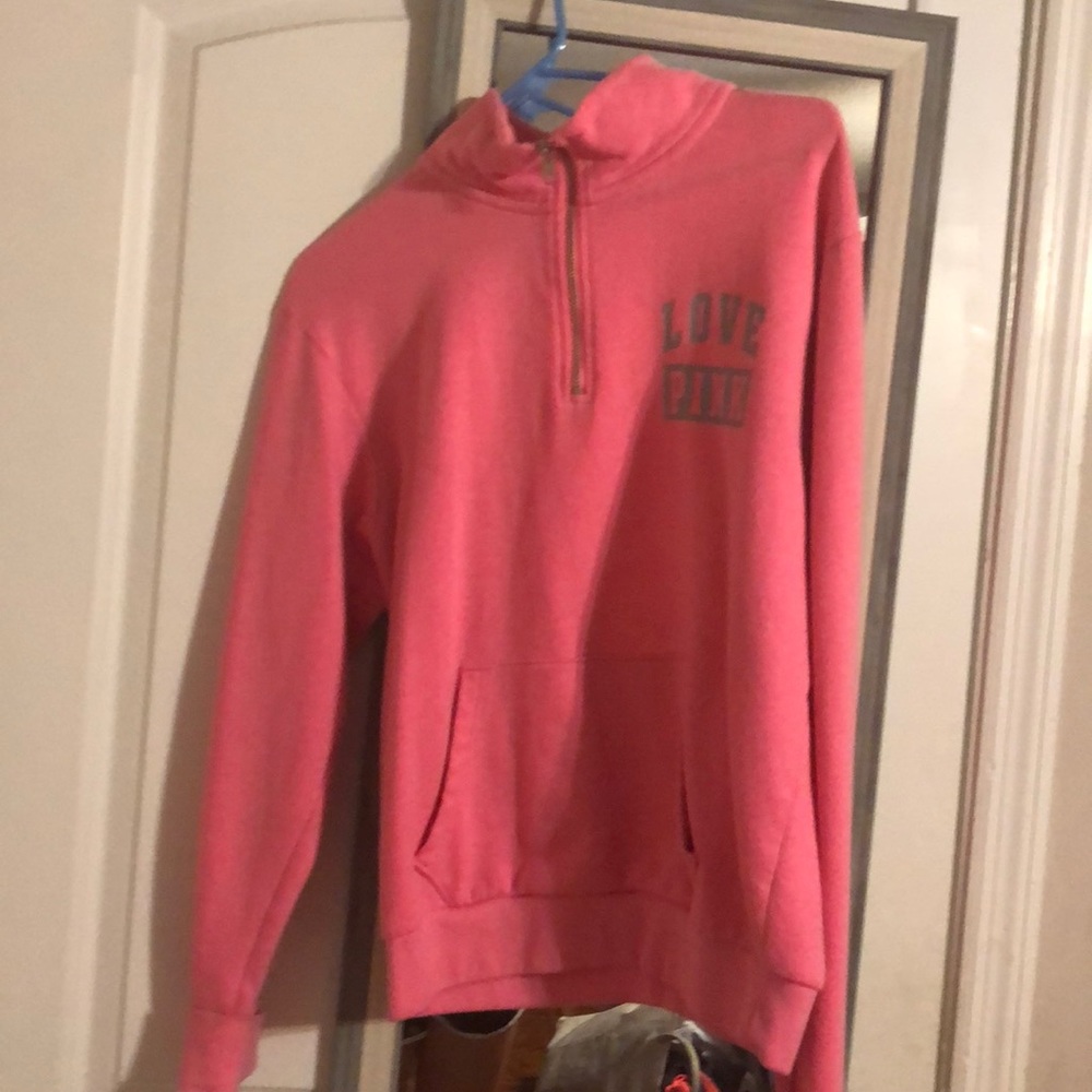 VICTORIA SECRET PINK HALF ZIP